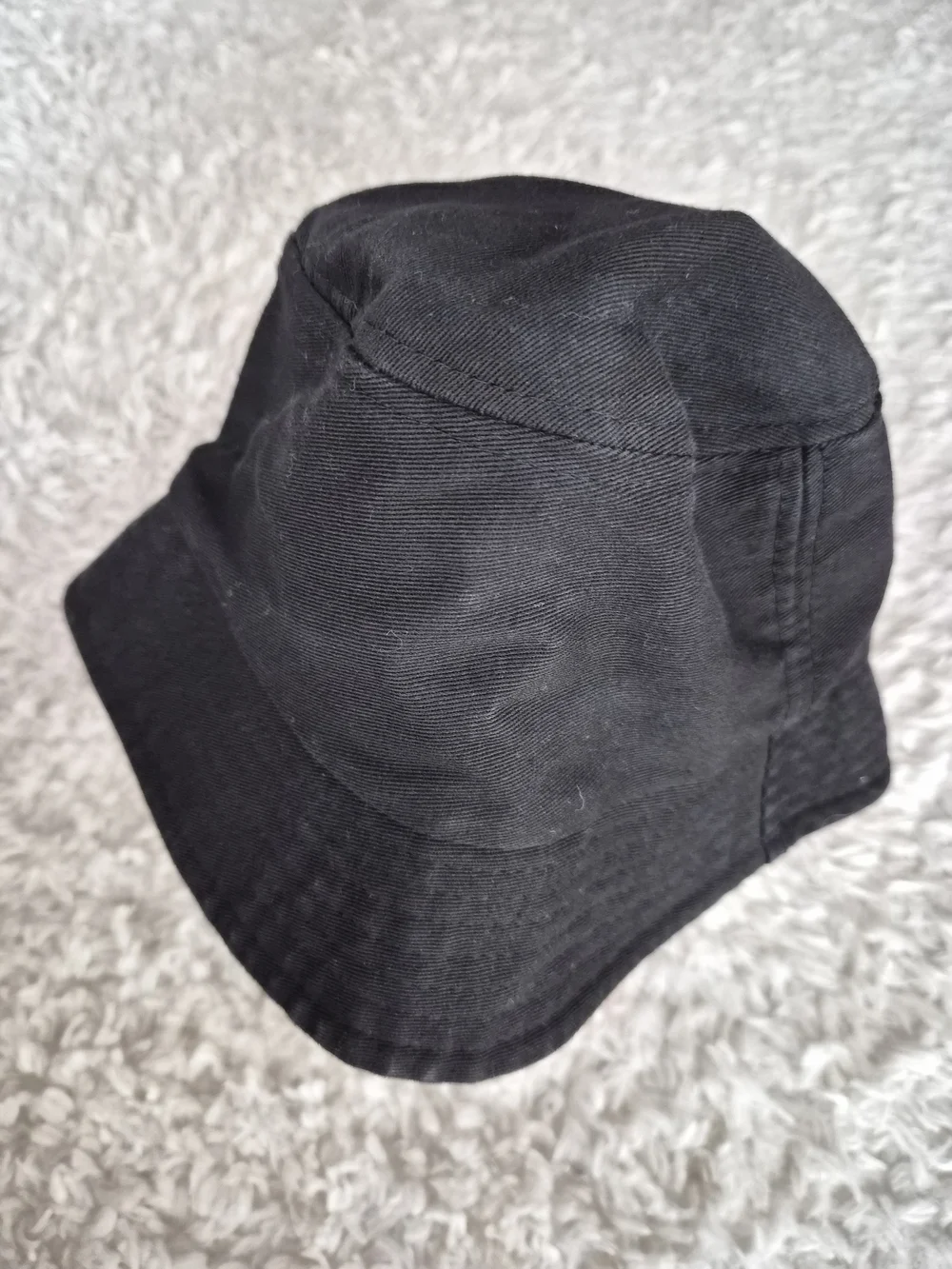 SHEIN Black Cotton Bucket Hat | Y2K Grunge Aesthetic - Picture 4 of 11